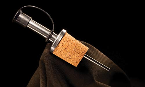 Tampa Com Bico Dosador 2 Peças Euro Cortiça / Inox / Preto