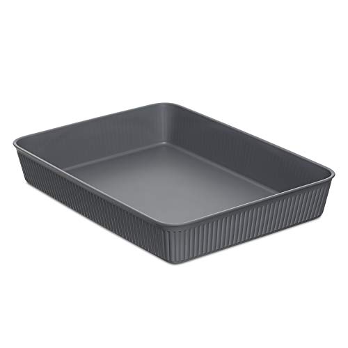 TATAY Drawer Organiser A4 Baobab, Polypropylene, BPA free, Grey. Measures 24.7 x 33 x 5.6 cm