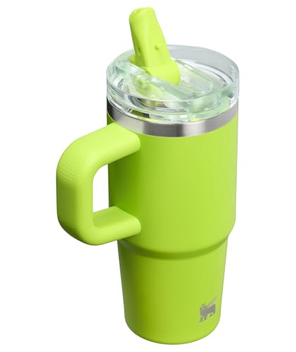 Image of STANLEY Quencher ProTour Flip Straw Tumbler with Leakproof Lid 14 oz | Built-In Straw & Handle | Cupholder Compatible for Travel | Insulated Stainless Steel Cup | BPA-Free | Chartreuse