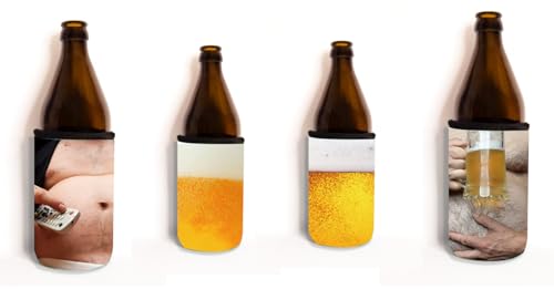 Bäng Läng Flaschenkühler für Bierflaschen und Dosen (0 5l) Langhaltende Kühle Beer 2025 4stk.