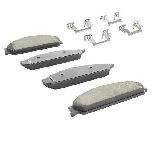 Image of QUALITY-BUILT Front Ceramic Brake Pads, Premium 1001-1070C, Compatible with 2005-2009 Ford /Mercury (Five Hundred,Freestyle,Montego,Sable,Taurus,Taurus X)