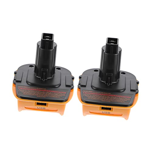 Outils lithium avec adaptateur de batterie DCA1820 jaune pour atelier et jardin