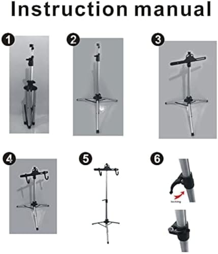 Soporte de reparación de bicicletas, soporte ligero de aleación de aluminio ajustable para mantenimiento de bicicletas de montaña y carretera
