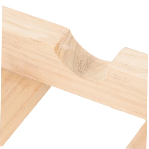 Soporte de madera para botellas de vino miniatura 6