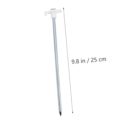 Piquetas de tienda de camping alargadas de acero inoxidable resistentes 3