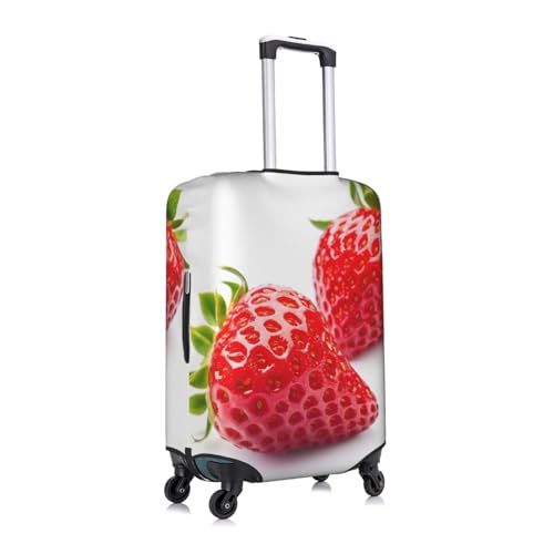 Strawberry Tsa Approved Luggage Cover For 18-32 Inch Suitcases Scratch-Resistant Stretch Luggage Cover3