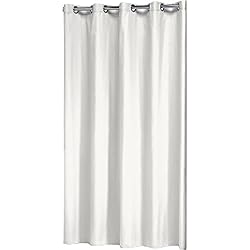 Sealskin Coloris Cortina de ducha 180x200 cm Poliéster / Algodón Blanco