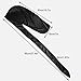 Black Silky Satin Durags for Men Women Durag Silk Satin Du Rags Long Tail Do Rag Cap Designer Doo Rags Cap Headwrap for Waves