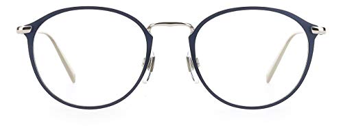 Levi's Men's Lv 5001 Oval Prescription Eyeglass Frames, Matte Blue/Demo Lens, 50Mm, 20Mm #TOP2