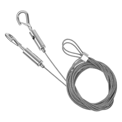 TEMPNAP 2 piezas Cuerda de Colgar Cuadros Inoxidable Resistente para Marco de Fotos para Decoración Hogar Oficina y Aula