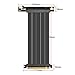 PCIE 4.0 Riser Cable, PCIe 4.0 x16 High Speed Flexible Extender Card Extension Port, PCIE 4.0 90 Degree Adapter, Pcie 4.0 Riser Compatible with 4090 4080 4070 3090 and Pcie 3.0 System 300mm /11.8inch