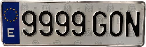 Gonplac Matrícula Metálica Coche Homologada Alfa 34 x 11 CM