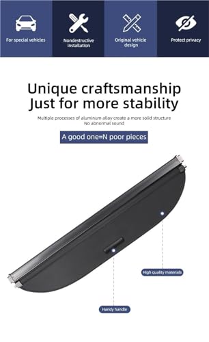Cubierta retráctil de carga impermeable para maletero Corsair 3