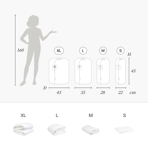 Roll & Stack ロールアンドスタック ふとん収納袋 M (25L) White X 2 の商品画像 11