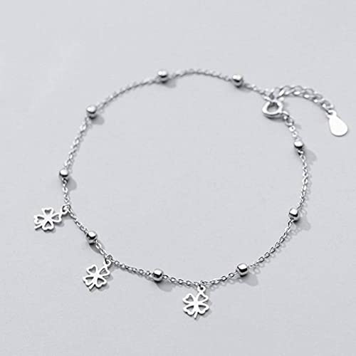 Anklet S925 silver sous forme de perles légères, le cadeau idéal pour elle