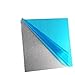 6061 Aluminum Sheet Metal Aluminum Sheets Plate with Protective Film Flat Plain Plate Solid Metal Sheet Plate (100x100x3mm, 5)