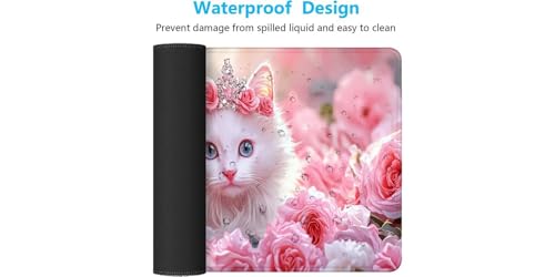Tapis de souris grand format pour protéger le bureau et stabiliser le clavier