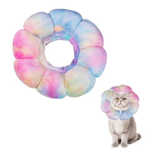 Image of Cat Collar Soft, Adjustable Soft Protective Neck Cats Recovery Cone After Surgery