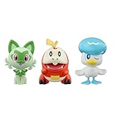 BANDAI SPIRITS(バンダイスピリッツ) ポケモンプラモコレクション クイック 18+19+20 ニャオハ&クワッス&ホゲータセット 色分け済みプラモデル