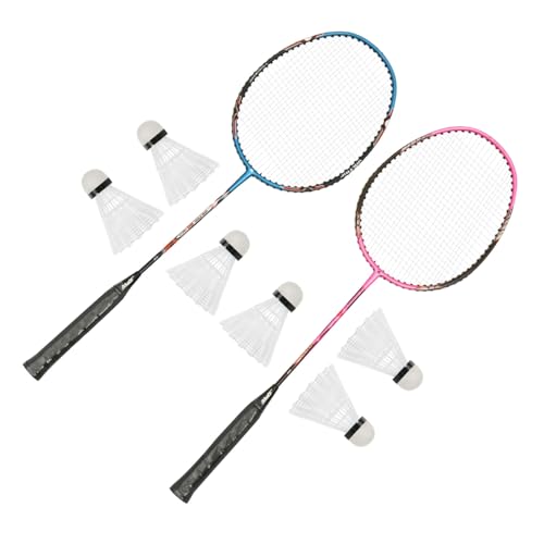 Yardwe 1Juego Conjunto De Raquetas De Bádminton Kit Deportivo Duradero para Adultos para Ejercicio