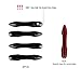 CKE Compatible with Toyota Camry 2025-2018 for Corolla Corolla Cross Avalon Venza Prius Accessories Car Exterior Door Handle Cover Trims No Smart Entry Holes -Glossy Black