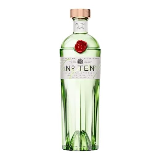 Tanqueray No. 10, Premium, Geschenk für besondere Momente, Spirituose für Gin & Tonic, Ten, 47% Vol, 700ml Einzelflasche