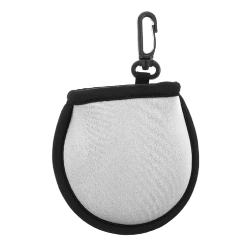 POPETPOP Neoprene Golf Ball Protector Waterproof Scratch-Preventive Golf Ball Sleeve Cleaning Pouch Portable Holder for Men