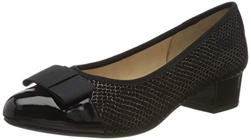 Caprice Anuschka, Zapatos de Tacón Mujer, Negro (Black Comb 19), 39 EU