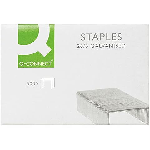 Q-Connect 26/6mm Staples Pack of 5000 Cover