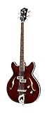 Guild Guitars Starfire I Bass Semi-Hollow Body Double-Cut Bass, Vintage Walnut, Newark St....