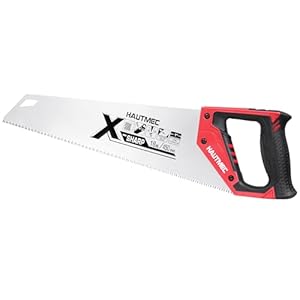 HAUTMEC X-Sharp 18 in. Universal Hand Saw – 7 TPI Universal Cuts Wood Saw – Professional Universal Saws for Wood, Laminate And Plastic – Ripcut And Crosscut Saw, HT0151-SA
