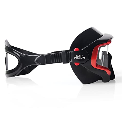 Image of Adult Pano 3 Scuba Diving Mask, Tempered Glass Snorkel Mask Anti-Fog Swim Mask No Leakage Swim Goggles with Nose Cover Snorkeling Gear for Snorkeling, Freediving, Swimming