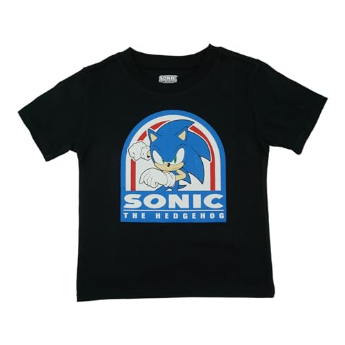 Image of SEGA Sonic The Hedgehog Toddler /Little Boys 2-Piece Clothing Sets Short Sleeve Tee-Shirt and Shorts Set