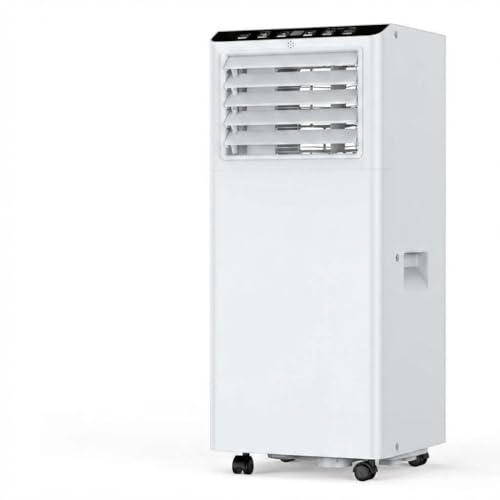 Aptliton 9000 BTU Portable Air Conditioner 3-in-1, Mobile AC Unit with Dehumidifier & Fan Mode, Window Vent Kit Included, Energy Class A Cooling for Bedroom Office