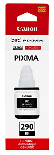 Genuine Canon GI-290 Black Ink Bottle for PIXMA MegaTank, Black