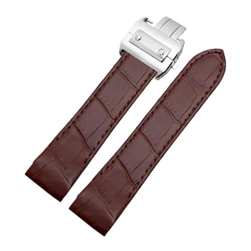 Bracelet compatible Cartier Santos 100 homme femme boucle pliante 20mm
