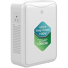 ZHENGXI 120v إلى 100v محولات الجهد تنحى المحول 1000W ، لا ضوضاء ، عشر وظائف حماية ، باستخدام أجهزة اليابان في الولايات المتحدة