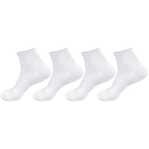BambooMN Women's Bamboo Athletic Quarter Crew Socks Cover