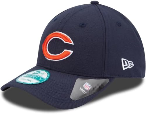 New Era NFL The League 9Forty Team Color Alternate Adjustable Strapback Hat Cap One Size Fits All - Chicago Bears Navy