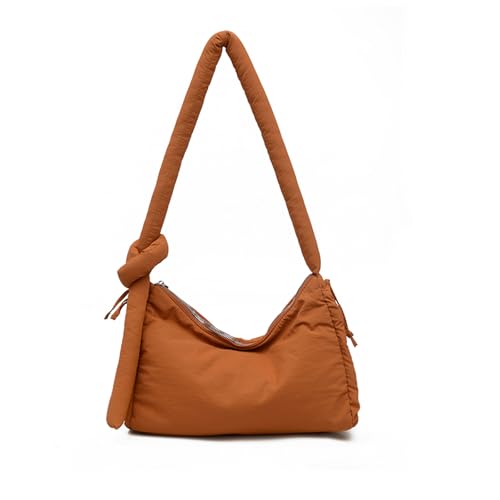 Nylon Crossbody Crescent Bag for Women Casual Work Travel Handbags Trendy Hobo Bags with Adjustable Strap