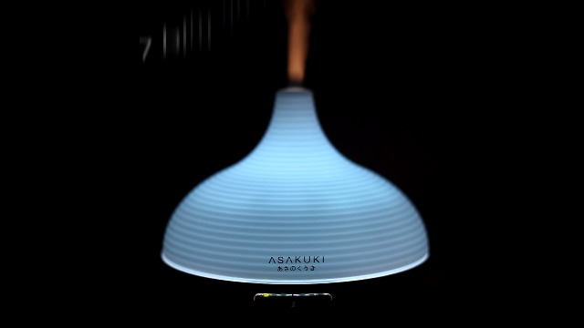 ASAKUKI Diffuser 300ml, Large Capacity Aromatherapy Ultrasonic Cool Mist Essential Oil Diffuser with 7 LED Lights, 4 Timer, Auto Shut-Off Function for Home Bedroom Office