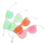OATIPHO 4 Stück Obstförmige Kühlende Augenmaske für Kinder Wiederverwendbare Gel Augenmaske Schützende Schlafmaske Geburtstagsgeschenk für Kleine Augen