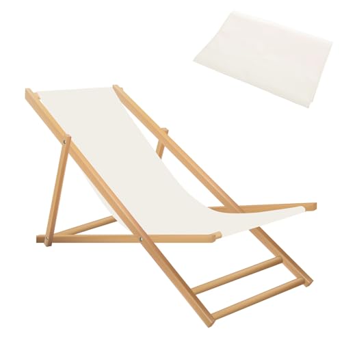 Eyoulife Tissu de rechange pour chaise longue - 115 x 43 cm - Imperméable - Pliable - Tissu de rechange - Résistant à l'usure - Facile à nettoyer - Pour chaises de loisirs, de plage, de pique-nique
