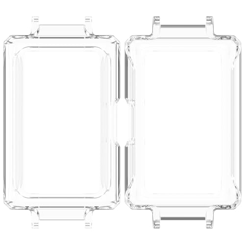 Image of for Huawei Band 11 Pro / 11 Pro NFC Watch Case Hard PC Protective Cover with 12mm Button Cutouts - Transparent