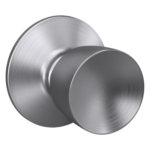 Schlage Bell Hall/Closet Passage Door Knob, Satin Chrome - image 1
