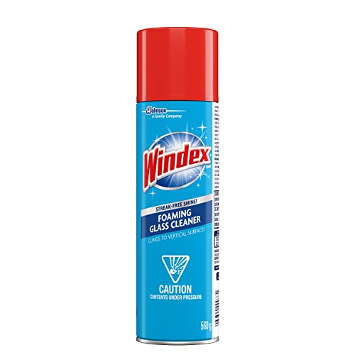 Windex - Windex Foaming Glass and Window Cleaner, Removes Fingerprints, Smudges, and Smears, 560g