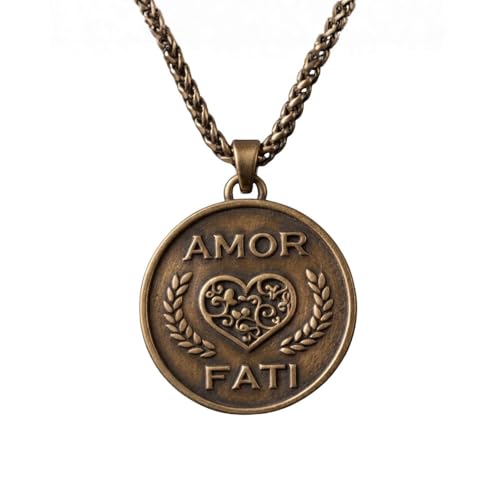 Geomatria Love of Fate Necklace Small 1.8 cm – Handmade Symbol of Acceptance, Wisdom, Destiny & Inner Strength