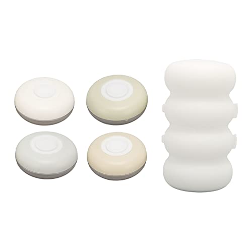 Refillable Travel Bottles Kit, Portable Large Diameter Travel Bottles Press On Operation Toiletries Containers
