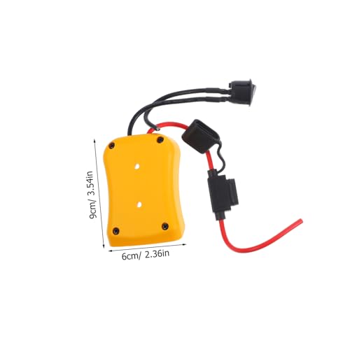 Homoyoyo 5 Peças Adaptador De Bateria De Lítio DIY Adaptador De Rodas Elétricas Conversor De Energia