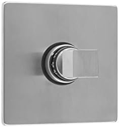 Jaclo T573-TRIM-SG Square Cubix Thermostatic Valve Trim with Cube Handle, Satin Gold